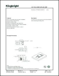 Click here to download APHCM2012CGCK-F01 Datasheet
