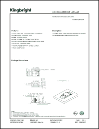Click here to download APHCM2012SYCK-F01 Datasheet