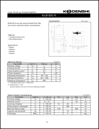Click here to download KLB-520R Datasheet