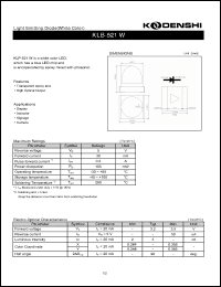 Click here to download KLB-521W Datasheet
