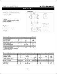 Click here to download KLP-343W Datasheet
