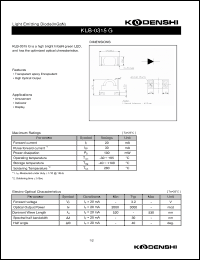 Click here to download KLB-0315G Datasheet