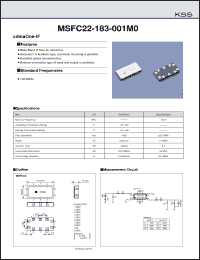 Click here to download MSFC22-183-001M0 Datasheet