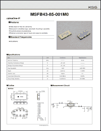 Click here to download MSFB43-85-001M0 Datasheet