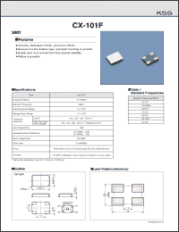 Click here to download CX-101F Datasheet