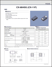 Click here to download CX-8045G Datasheet