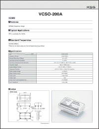 Click here to download VCSO-200A Datasheet