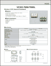 Click here to download VCXO-7050 Datasheet