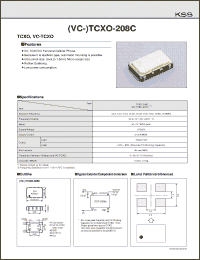 Click here to download TCXO-208C Datasheet