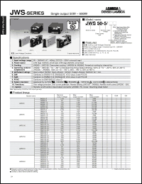 Click here to download JWS300-15 Datasheet