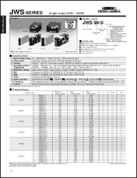 Click here to download JWS600-15 Datasheet