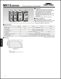 Click here to download MX13030 Datasheet