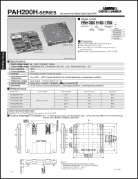 Click here to download PAH200H48-1R8 Datasheet