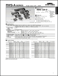Click here to download RWS200A-24 Datasheet