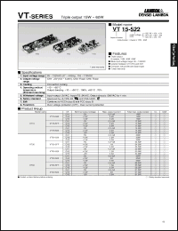 Click here to download VT30-525 Datasheet