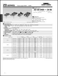 Click here to download ZD75-2405 Datasheet