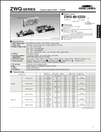 Click here to download ZWQ80-5222 Datasheet