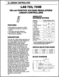 Click here to download LAS723B Datasheet