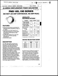 Click here to download PMD18D100 Datasheet