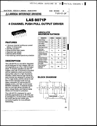 Click here to download LAS8071P Datasheet