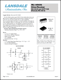 Click here to download ML145406-6P Datasheet