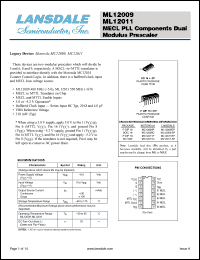 Click here to download ML12009EP Datasheet