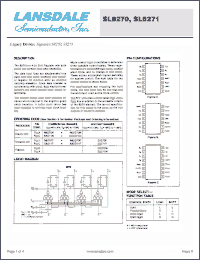 Click here to download SL8271 Datasheet