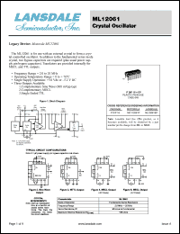 Click here to download ML12061 Datasheet