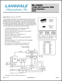 Click here to download ML145053 Datasheet