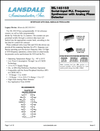 Click here to download ML145159 Datasheet