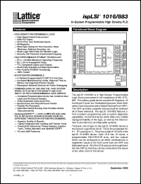 Click here to download ISPLS1016-60LH/883 Datasheet