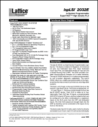 Click here to download ISPLSI2032E-180LT44 Datasheet