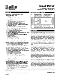 Click here to download ISPLSI2096E-180LT128 Datasheet