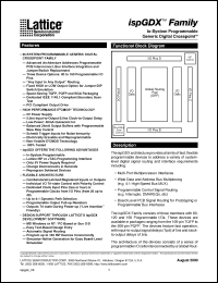 Click here to download ISPGDX160A-5B272 Datasheet