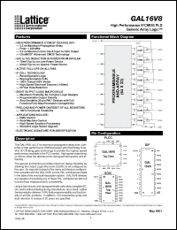 Click here to download GAL16V8D-10 Datasheet