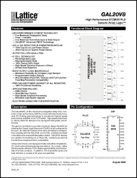 Click here to download GAL20V8B-10 Datasheet