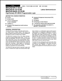 Click here to download MACH210A-7JC Datasheet