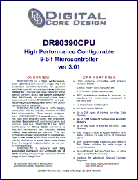 Click here to download DR80390CPU Datasheet