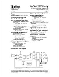 Click here to download ISPPAC-CLK5510 Datasheet