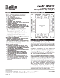 Click here to download ispLSI5256VE-80LT128I Datasheet