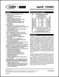 Click here to download ISPLSI1032EA-125 Datasheet