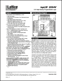 Click here to download ISPLSI2064V-100LJ84I Datasheet