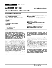 Click here to download MACH445-12 Datasheet