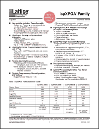 Click here to download LFX200C-4FN256I Datasheet