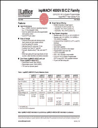 Click here to download LC4256C-10F256AI Datasheet
