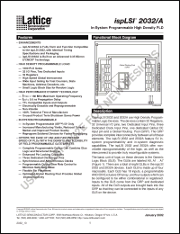 Click here to download ISPLSI2032A-150LT48I Datasheet
