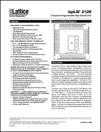 Click here to download ISPLSI2128-100LTI Datasheet