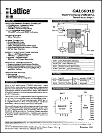 Click here to download GAL6001-30LP Datasheet