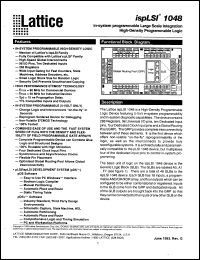 Click here to download ISPLSI1048-50LG/883 Datasheet