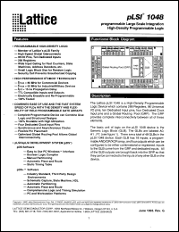Click here to download PLSI1048-50LG/883 Datasheet